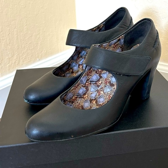 🇪🇸2xHP🇪🇸 Leather Mary Jane Heels with Velcro - Picture 2 of 13